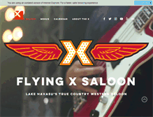 Tablet Screenshot of flyingxsaloon.com